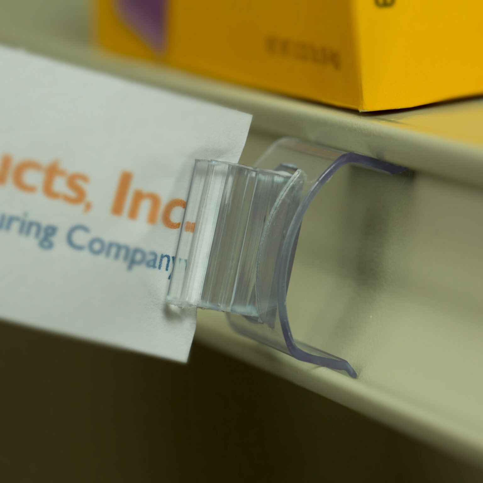 Sign Holder for Shelf Channels AGT Products