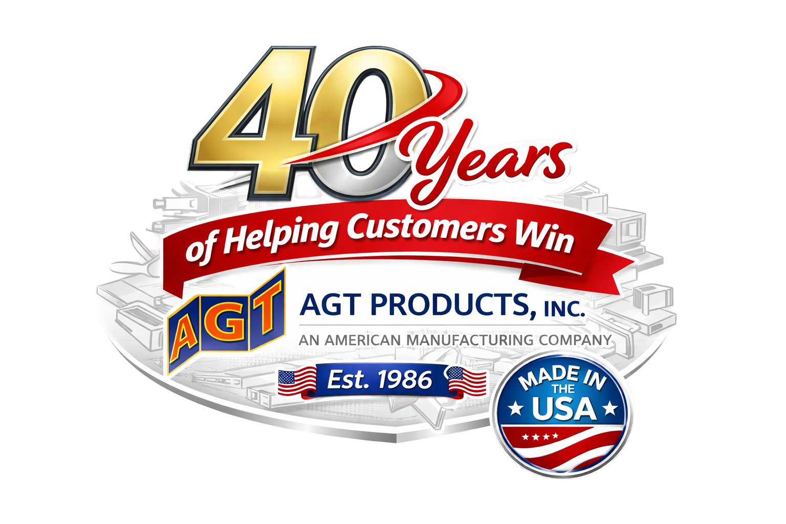 40 year helping customer logo....v3